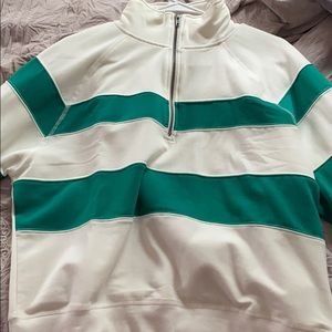 white & green (zipneck)